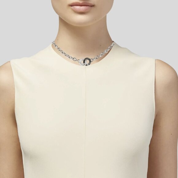 Tiffany & Co Silver 1837 Interlocking Circle Link Necklace - Picture 10 of 10